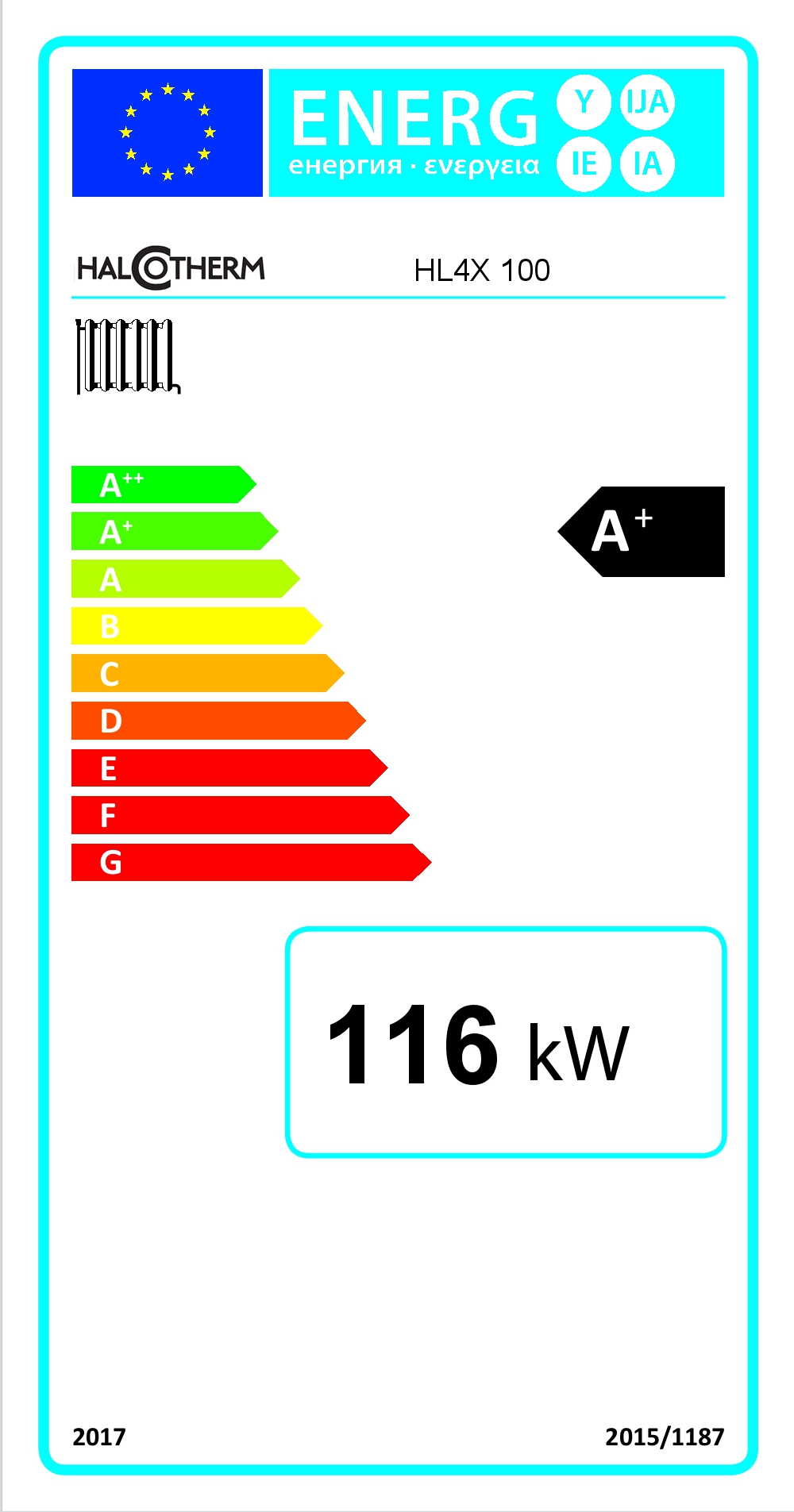Energy Label HL4X100