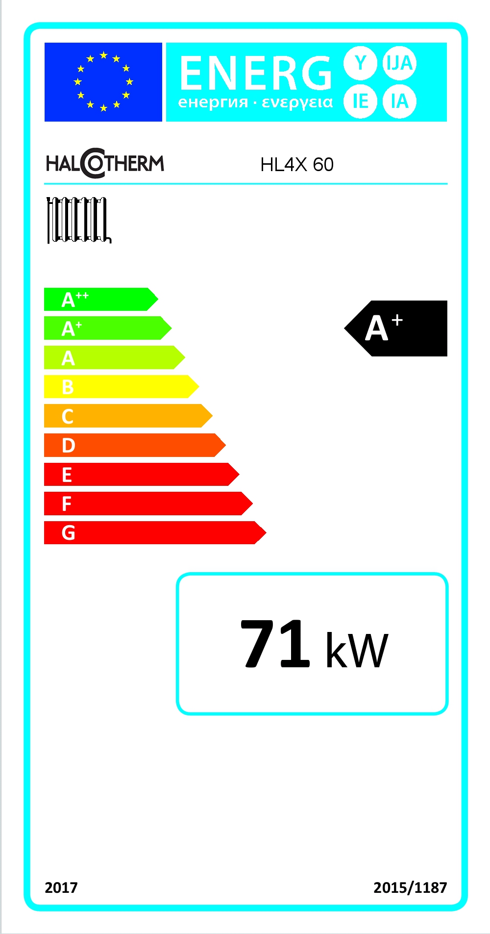 Energy Label HL4X60