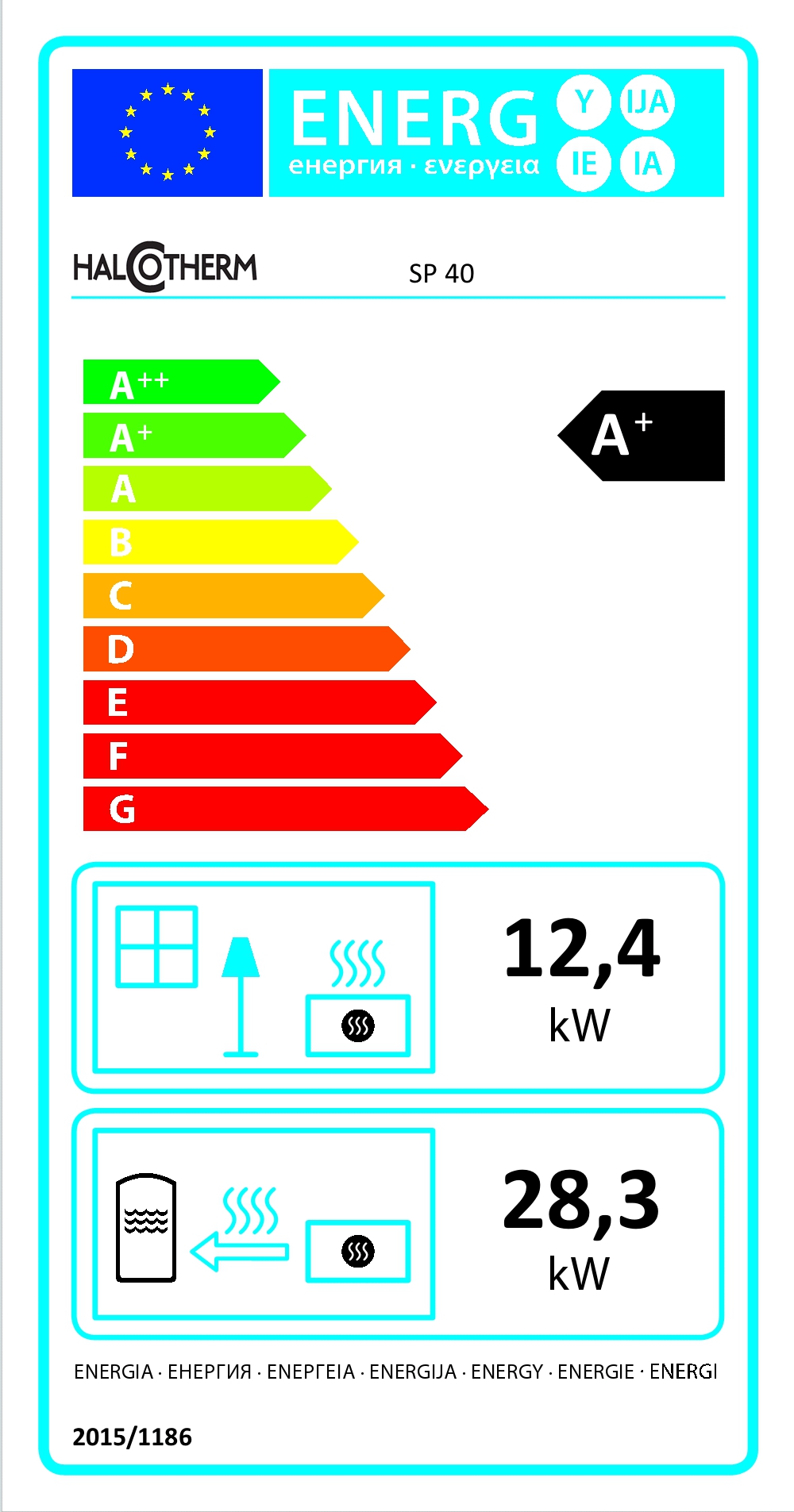 Energy Label SP40